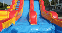 19' Double Lane Lava Slide - 2hp