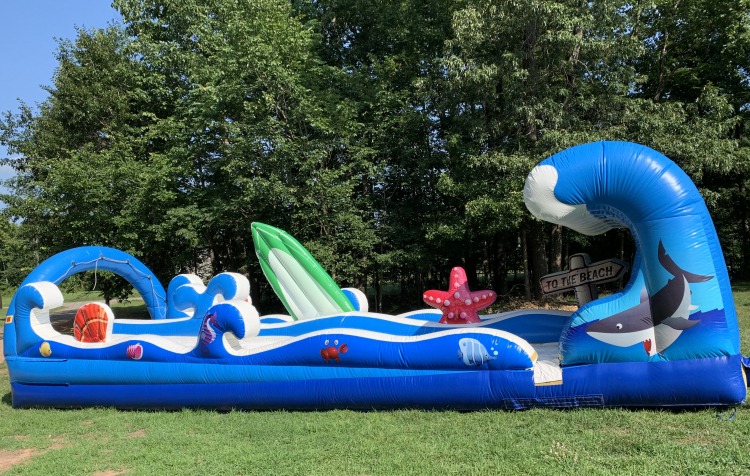 30' Surf's Up Double Lane Slip'n Slide -1.5hp