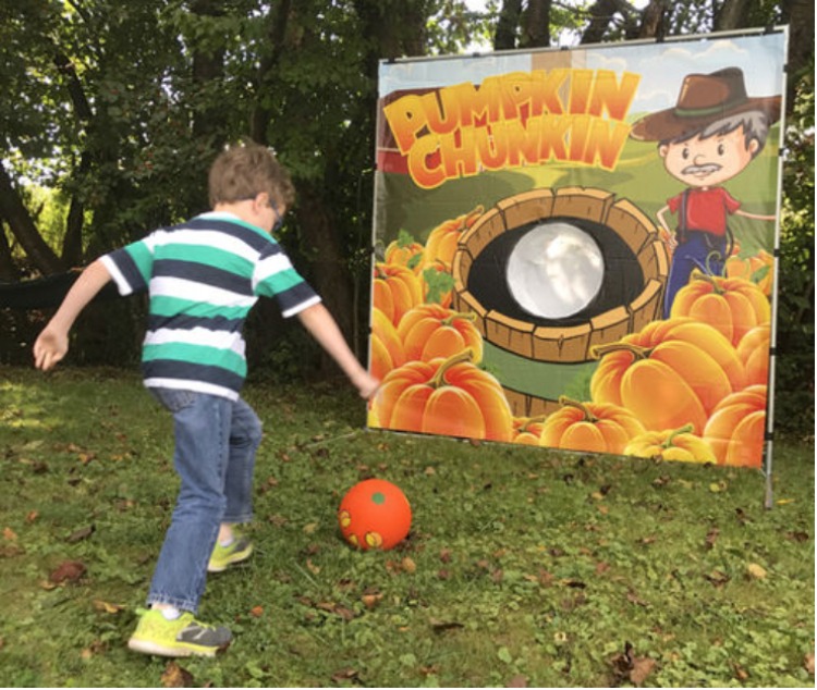 Pumpkin Chunk'N Frame Game