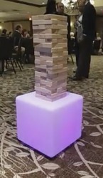 Giant LED Jenga