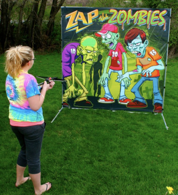 Zap the Zombies Frame Game