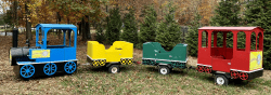 Tractor Pulled Trackless Train