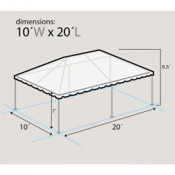 10'x20' Frame Tent