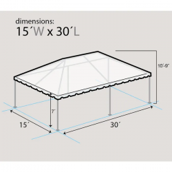 15x30 West Coast Frame Tent