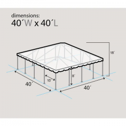 40'x40' West Coast Frame Tent