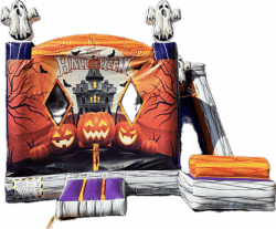 -NEW FALL 2024- Spooky Halloween Bounce House Combo