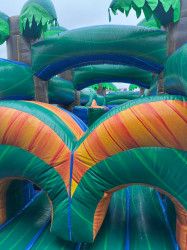 Split Wave Slide 2pc Obstacle Combo -2hp, 1.5hp
