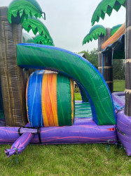 Split Wave Slide 2pc Obstacle Combo -2hp, 1.5hp