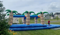 35' Tropical Dual Lane Slip'n Slide -1.5hp