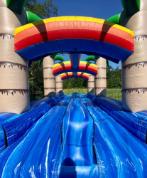 35' Tropical Dual Lane Slip'n Slide -1.5hp