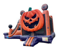 Pumpkin Bounce House Combo -2hp-