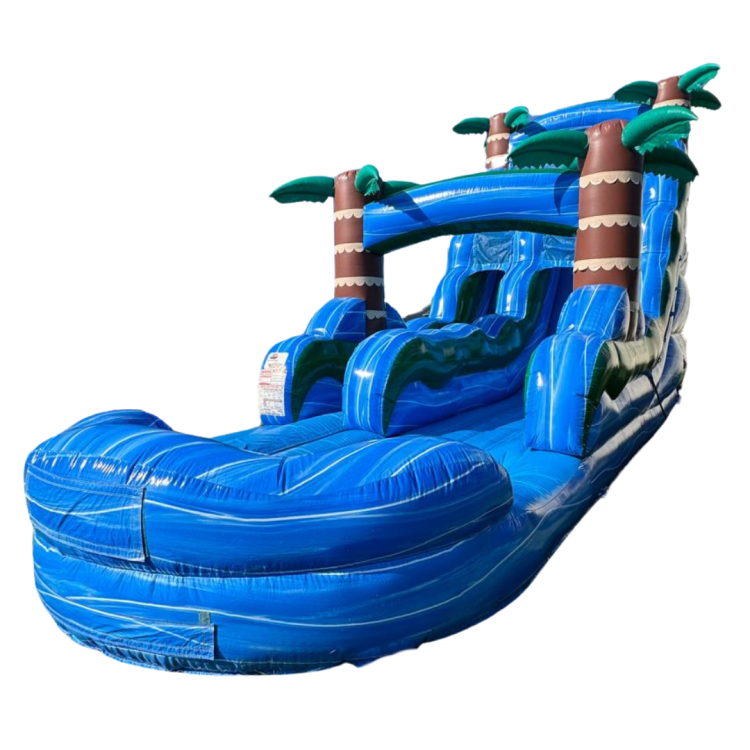 18' Blue Hurricane Slide -1.5hp