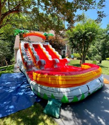 1520Double20Lane20Zion20Slide204 1742323161 15' Double Lane Zion Slide - 2hp