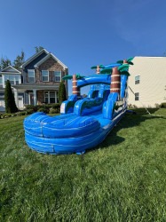 1820Blue20Hurricane20Slide207 1750525087 18' Blue Hurricane Slide - 1.5hp