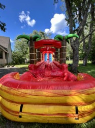 1920Double20Lane20Lava20Slide20w20SlipnSlide203 1742329608 19' Double Lane Lava Slide w/ Slip'n Slide 2pcs - 2hp, 1.5hp