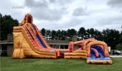 2720Lava20Twist20Slide202 1742405518 27' Lava Twist Slide w/ Slip'n Slide - 2(1.5hp)