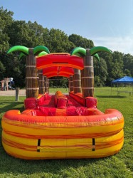 3520Double20Lane20Lava20SlipnSlide201 1751980728 35' Dual Lane Lava Slip'n Slide - 1.5hp