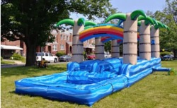 3520Tropical2020Dual20Lane20Slipn20Slide201 1742407638 35' Tropical Dual Lane Slip'n Slide - 1.5hp