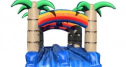 7d58e3 9760aff24c4c4837b94bce1c69518d92mv2 1635288045 35' Tropical Dual Lane Slip'n Slide - 1.5hp
