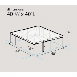 40'x40' West Coast Frame Tent