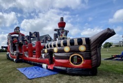 FullSizeRender206 1689698625 22' Double Lane Caribbean Pirate Slide w/ Slip'n Slide 2pcs