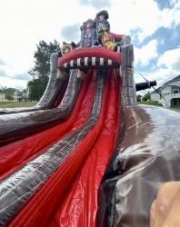 22' Double Lane Caribbean Pirate Slide w/ Slip'n Slide 2pcs FullSizeRender209 1689698626 22' Double Lane Caribbean Pirate Slide w/ Slip'n Slide 2pcs
