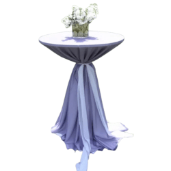 30 High Top Round Banquette Table 41Tall