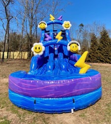 IMG 0911 1709226390 19' Double Lane Happy Slide - 2hp