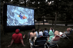 21' Inflatable Movie Screen - 1hp