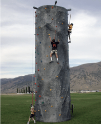 Rock Wall - 3 climbers