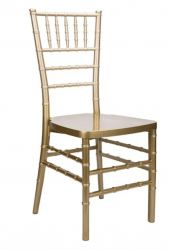 Gold Chiavari chairs