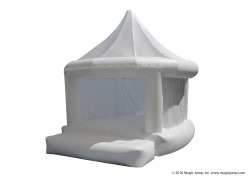 Simply White Wedding Moon Bounce -2hp