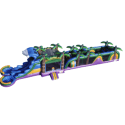 Split Wave Slide 2pc Obstacle Combo -2hp, 1.5hp