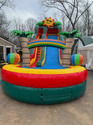 Summer20Fun201820SL20Slide201 1748290964 -NEW SPRING 2025- 18' Summer Fun Single Lane Slide - 1.5hp