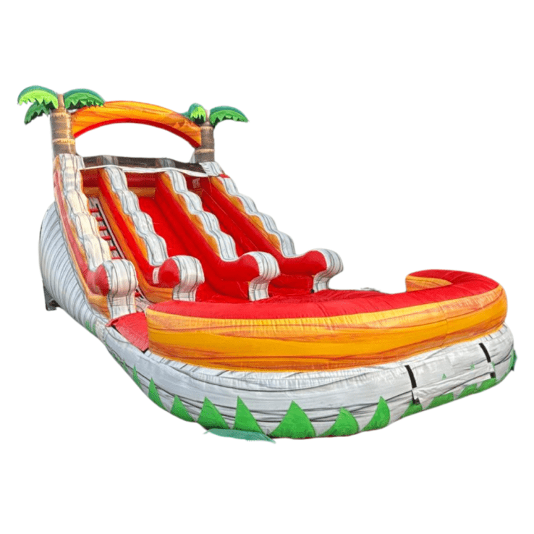 15' Double Lane Zion Water Slide - 2hp
