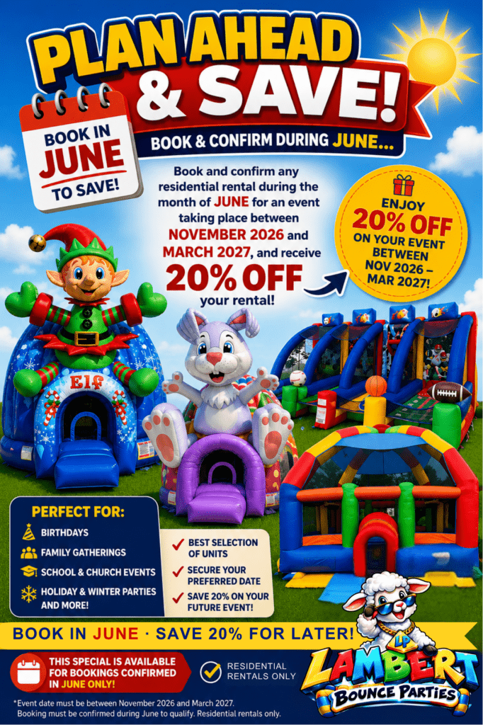June promo 20 off Nov March events Deals