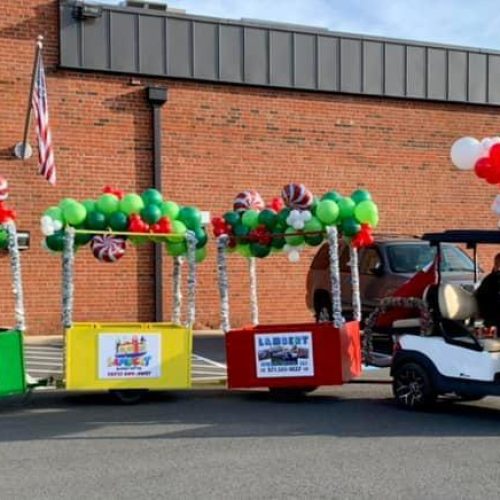 Second Trackless Train Decorated 1