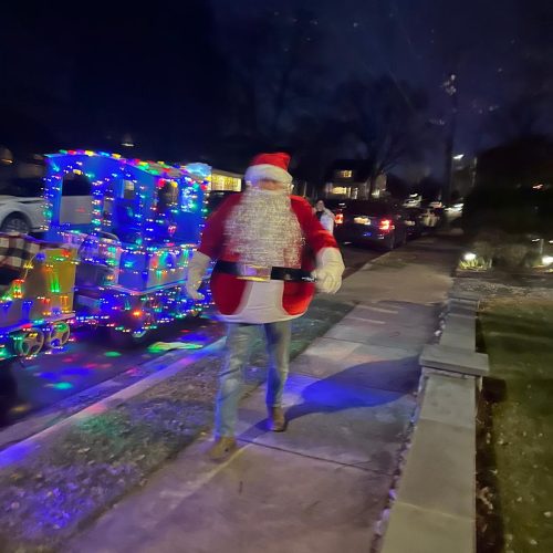 Tractor Pulled Trackless Train 4